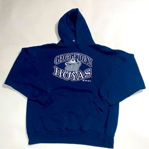 Vintage 90s The Game Georgetown Hoyas Blue Jacket Mens Size Large NCAA